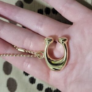 Coach C Initial Keychain Goldtone Bag Charm